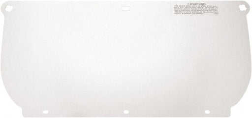 Face Shield Windows & Screens: Replacement Window, Clear, 7.25" High, 0.04" Thick