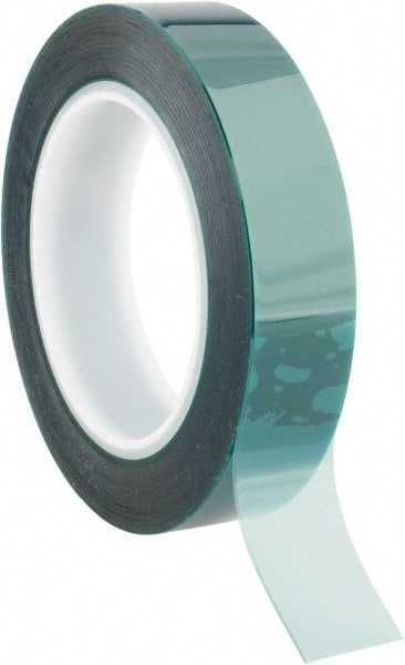 Masking Tape: 1" Wide, 72 yd Long, 3.2 mil Thick, Green