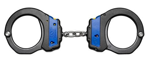 ASP, INC. Blue Line Chain Ultra + Cuffs Alum