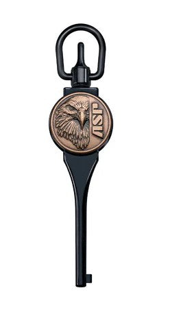 ASP, INC. HCUFF KEY Grdn Logo G1 ASP Eagle Blk Chr