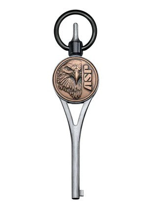 ASP, INC. HCUFF KEY Grdn Logo G2 ASP Eagle Stnlss