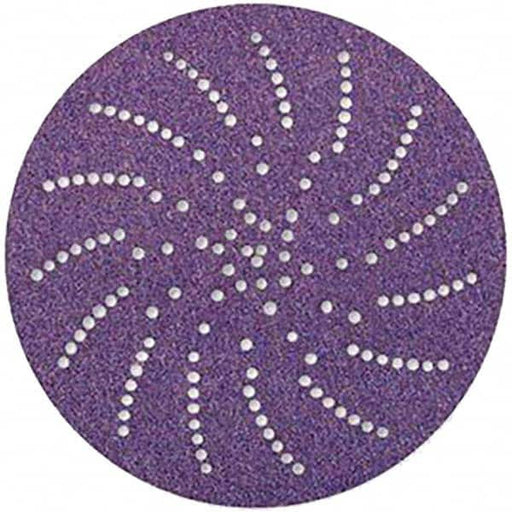 Hook & Loop Disc: 5" Disc Dia, 240 Grit, Non-Woven, Ceramic