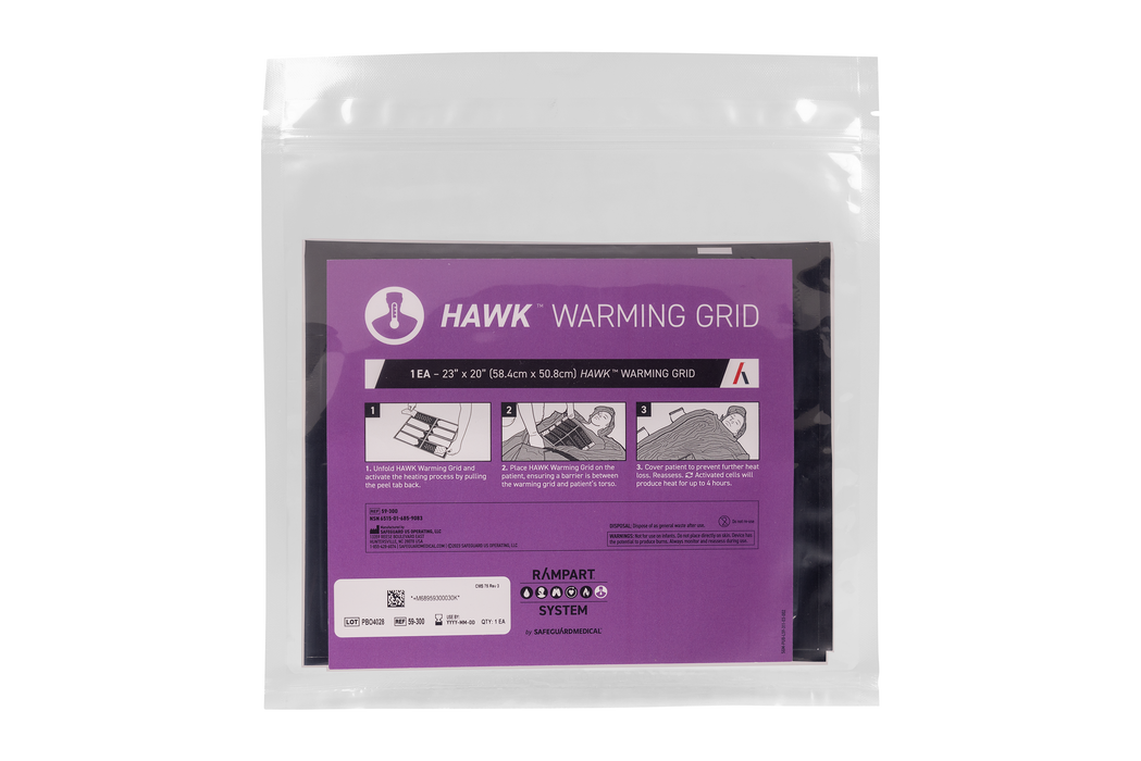 SAFEGUARD MEDICAL HAWK Heat Adjustable Warming Panel