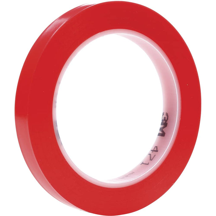 Masking Tape: 36 yd Long, 5.2 mil Thick, Red