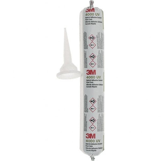 Hybrid Adhesive Sealant: 600 mL Tube, White, Elastomer