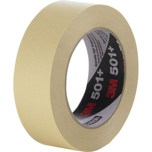 High Temperature Masking Tape: 72 mm Wide, 55 m Long, 7.3 mil Thick, Tan