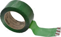 Packing Tape: 2" Wide, Green, Rubber Adhesive