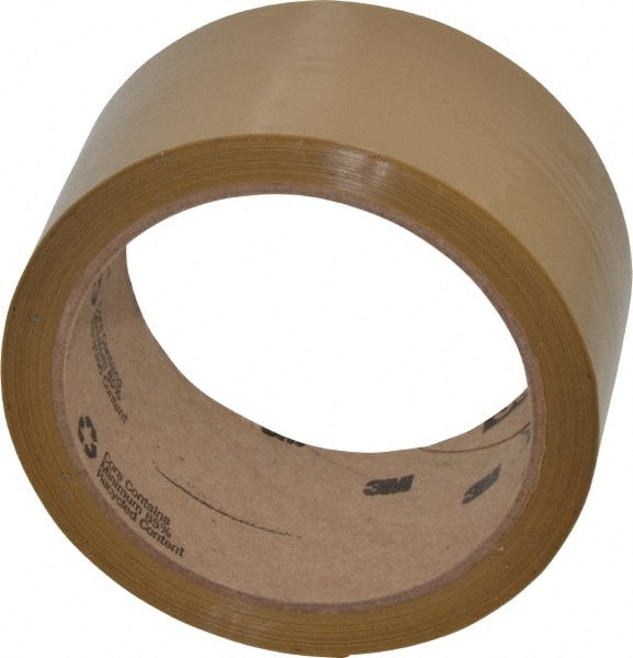 Packing Tape: 2" Wide, Natural, Rubber Adhesive