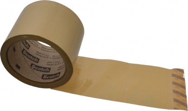 Packing Tape: 3" Wide, Natural, Rubber Adhesive