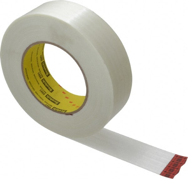 Packing Tape: 1-1/2" Wide, Clear, Rubber Adhesive