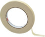 Masking Tape: 12 mm Wide, 60 yd Long, 5.2 mil Thick, Tan