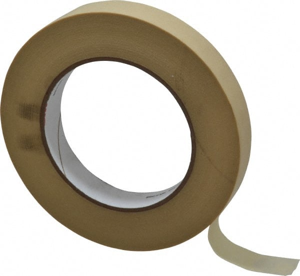 Masking Tape: 18 mm Wide, 60 yd Long, 5.3 mil Thick, Tan