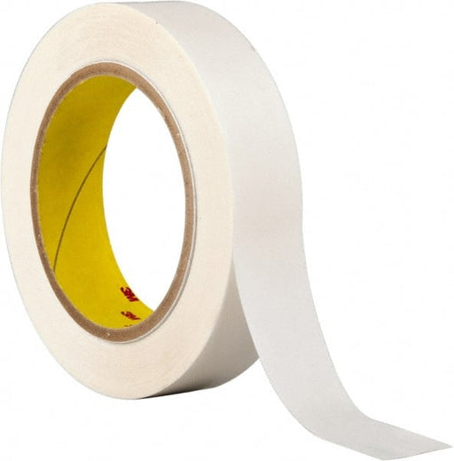 Clear Double-Sided Polyethylene Film Tape: 1" Wide, 36 yd Long, 3.9 mil Thick, Acrylic Adhesive