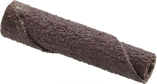 Straight Cartridge Roll: 5/16" Dia, 80 Grit, Aluminum Oxide