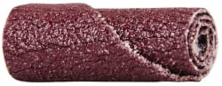 Straight Cartridge Roll: 3/8" Dia, 80 Grit, Aluminum Oxide