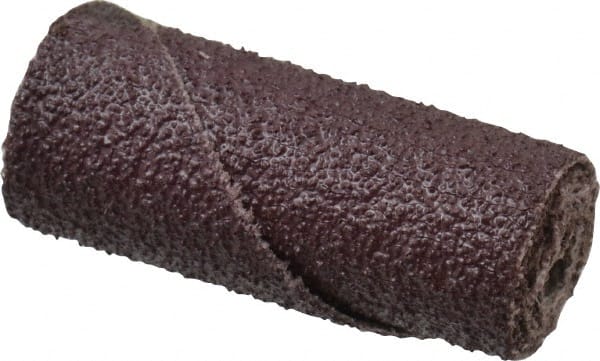 Straight Cartridge Roll: 5/8" Dia, 60 Grit, Aluminum Oxide