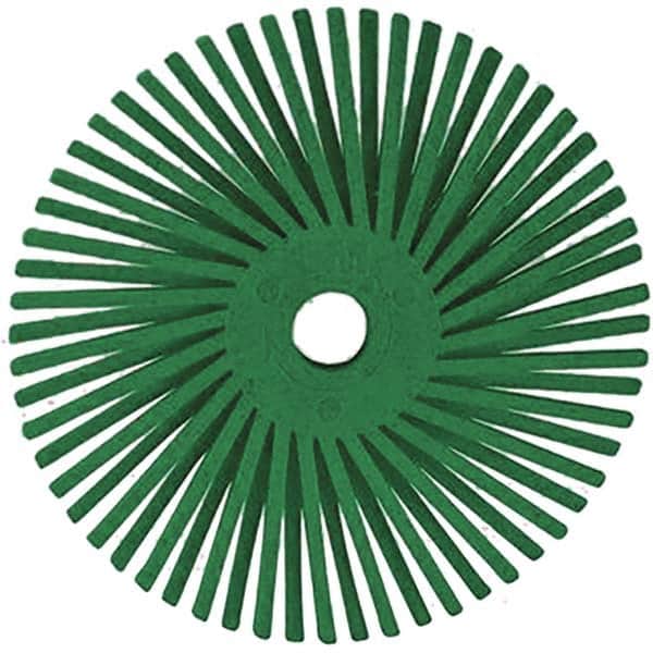 Radial Bristle Brush: Type R Quick-Change Arbor Connection