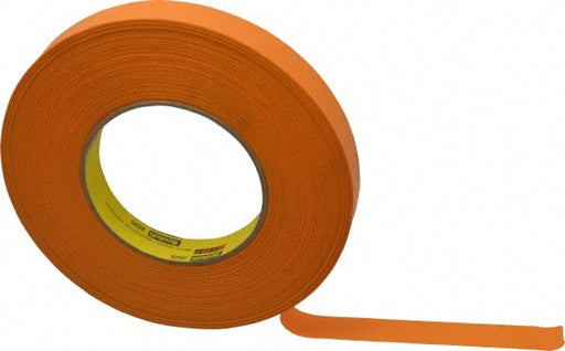 Masking Tape: 18 mm Wide, 60 yd Long, 9.5 mil Thick, Orange