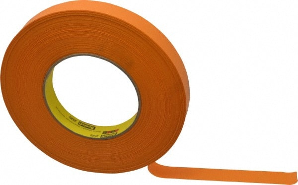 Masking Tape: 18 mm Wide, 60 yd Long, 9.5 mil Thick, Orange
