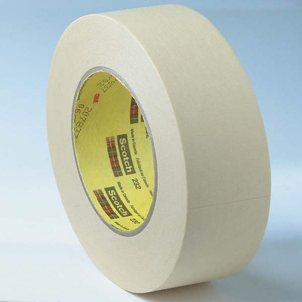 Masking Tape: 72 mm Wide, 55 m Long, 6.3 mil Thick, Tan