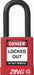 ZING Padlock, Red, Keyed Different