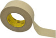 Masking Tape: 2" Wide, 60 yd Long, 7.6 mil Thick, Tan