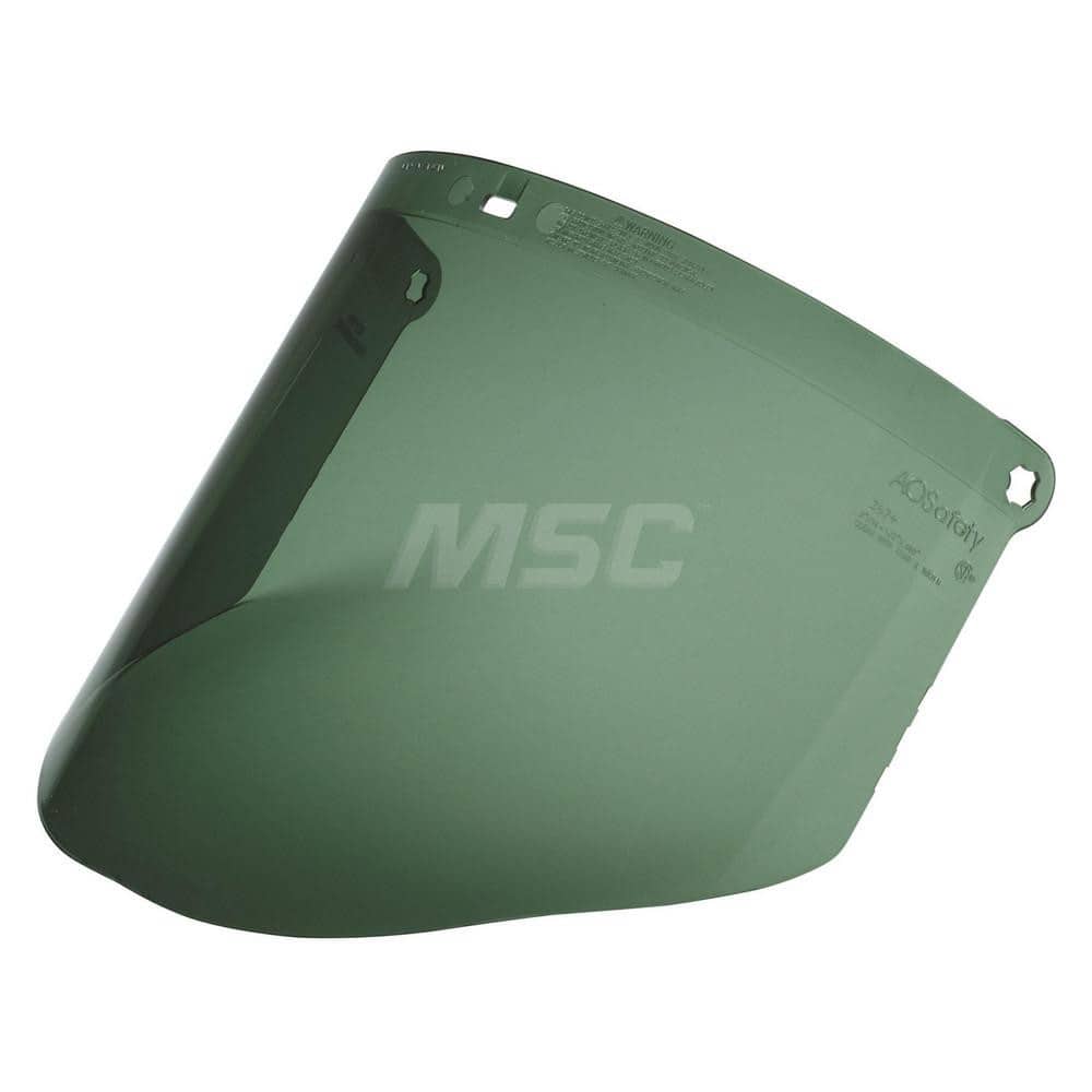 3M Face Shield Windows & Screens: Face Shield Window, Green, 0.08