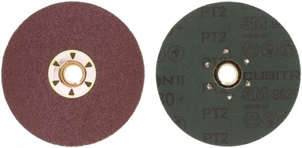 Fiber Disc:  4-1/2" Disc Dia,  80 Grit,  Ceramic
