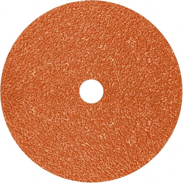 Fiber Disc:  7" Disc Dia,  80 Grit,  Ceramic