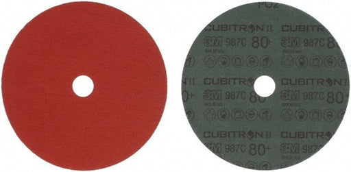 Fiber Disc:  7" Disc Dia,  80 Grit,  Ceramic