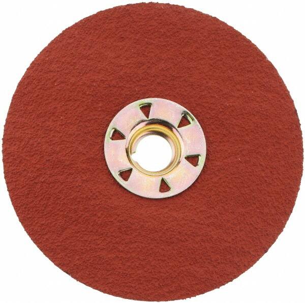 Fiber Disc:  4-1/2" Disc Dia,  60 Grit,  Ceramic