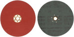 Fiber Disc:  7" Disc Dia,  80 Grit,  Ceramic
