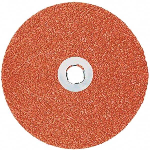 Fiber Disc:  7" Disc Dia,  80 Grit,  Ceramic