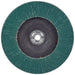 Flap Disc: 5/8-11 Hole, 40 Grit, Zirconia Alumina, Type 27