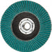 Flap Disc: 5/8-11 Hole, 40 Grit, Zirconia Alumina, Type 27