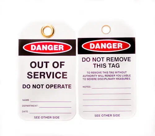 ZING Lockout Tags-Out Of Service Pkg/10