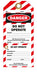 ZING Lockout Tag, DO NOT OPERATE 2-Part 10/Pk