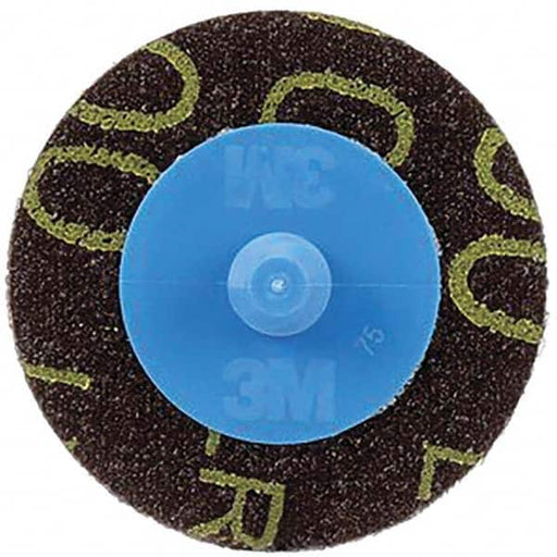 Quick-Change Disc: Roloc TR, 2" Disc Dia, 100 Grit, Ceramic Alumina, Coated