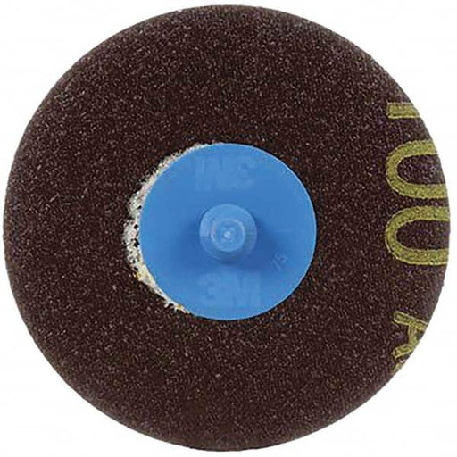 Quick-Change Disc: Roloc TR, 3" Disc Dia, 100 Grit, Ceramic, Coated