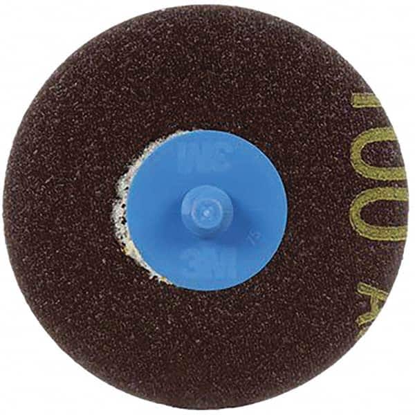 Quick-Change Disc: Roloc TR, 3" Disc Dia, 100 Grit, Ceramic, Coated