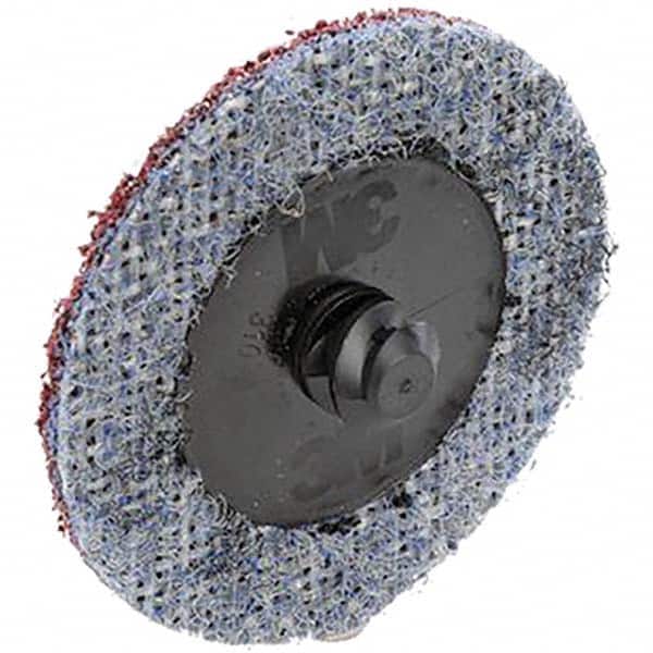 Quick-Change Disc: Roloc TR, 2" Disc Dia, Aluminum Oxide, Non-Woven