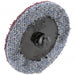 Quick-Change Disc: Roloc TR, 2" Disc Dia, Aluminum Oxide, Non-Woven