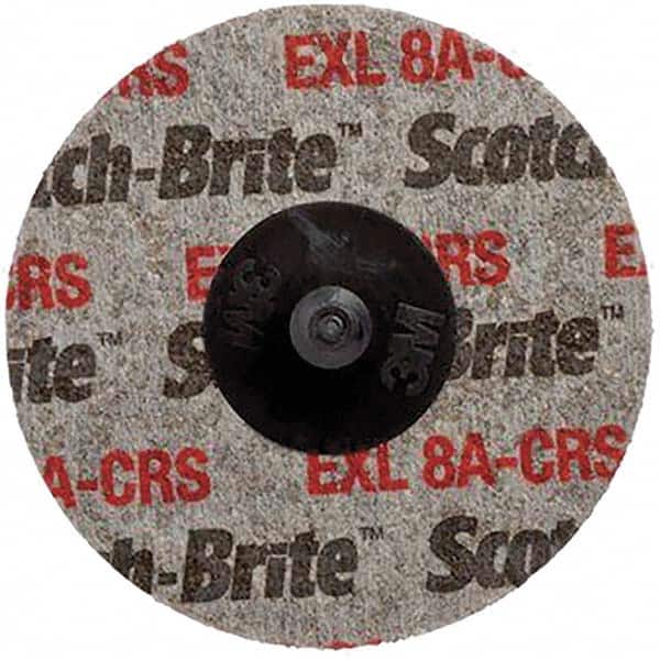 Quick-Change Disc: Roloc TR, 2" Disc Dia, Aluminum Oxide, Non-Woven