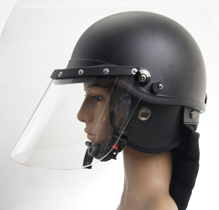 Haven Gear Riot Helmet with 4mm Gas Mask Style Faceshield