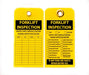 ZING Forklift Insp Tag 10/PK 6x3 w/ GROMMETS