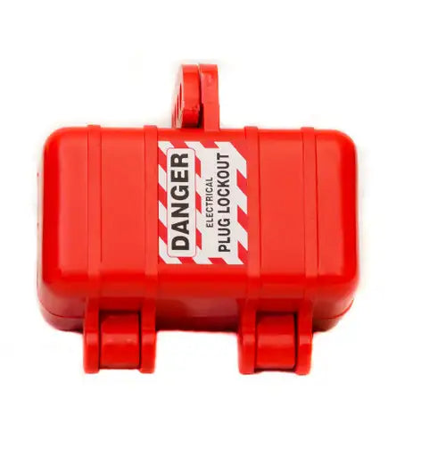 ZING Small Plug Lockout - Red, Box Style — Pelican Supply
