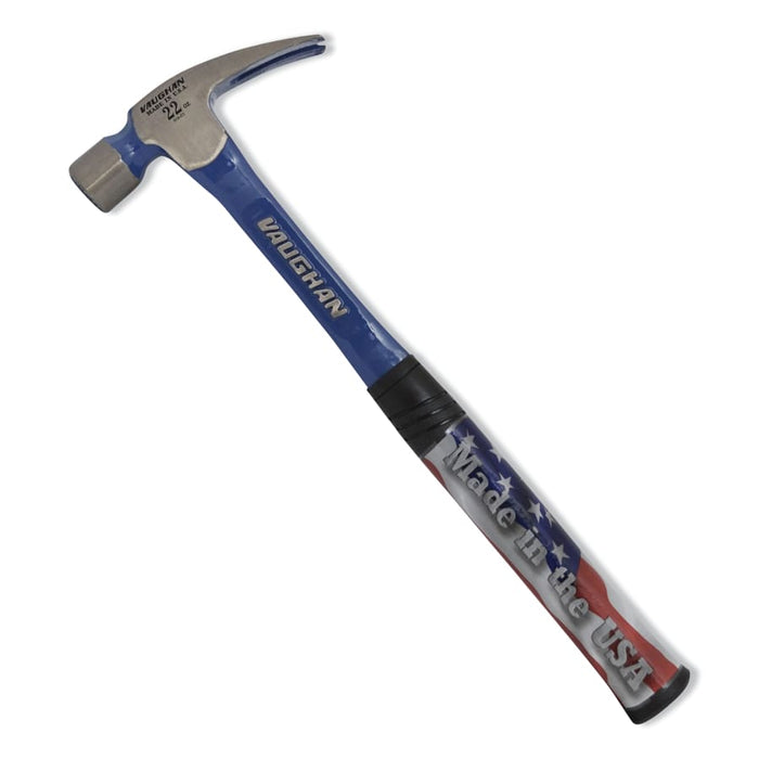 Vaughan Steel Eagle Hammer, 22 oz Forged Steel Head, Straight Handle, 16 in, 2.19 lb