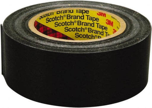 Packing Tape: 1/2" Wide, Black, Rubber Adhesive
