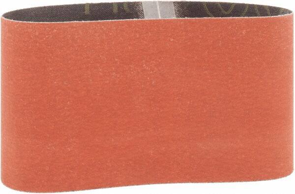 Abrasive Belt: 3-1/2" Wide, 15-1/2" Long, 180 Grit, Aluminum Oxide