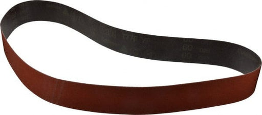 Abrasive Belt: 2-1/2" Wide, 60" Long, 60 Grit, Ceramic